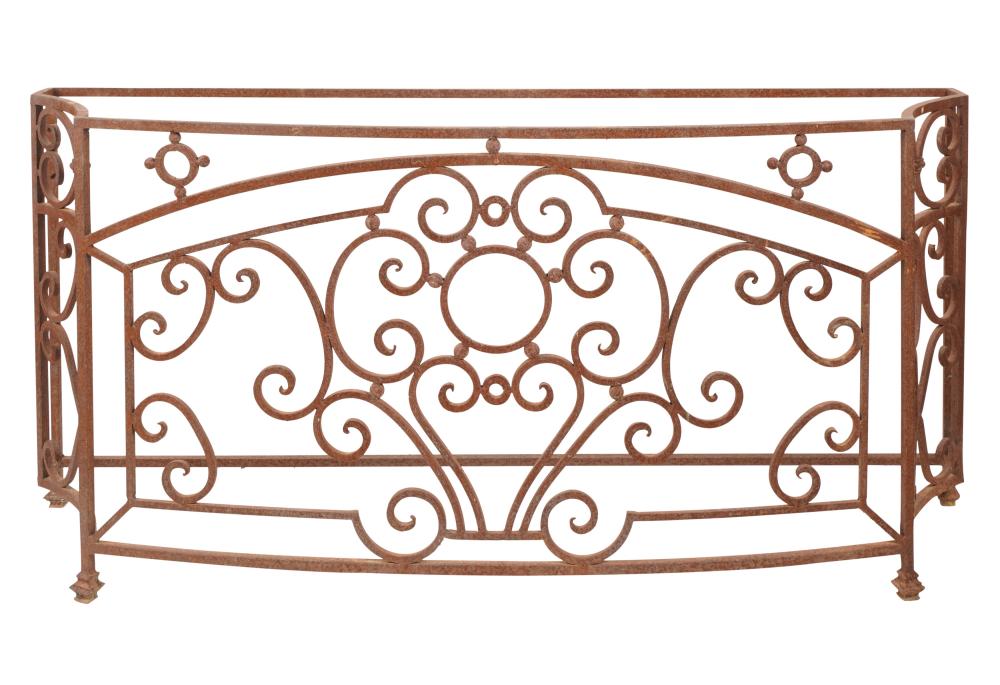 WROUGHT IRON CONSOLE TABLE BASEWrought 30434d