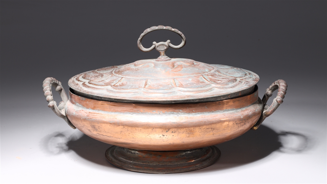 Antique Indian copper metal covered 304455