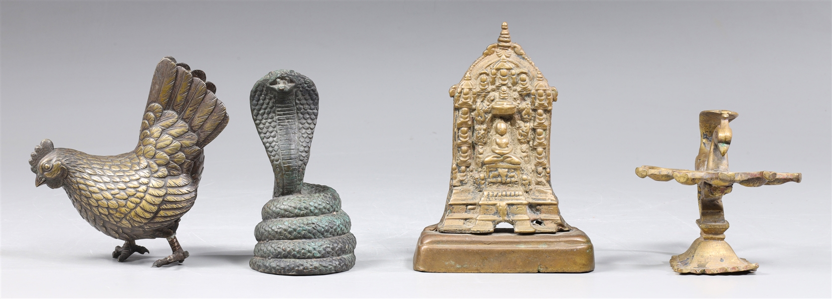 Group of four antique, 19th century