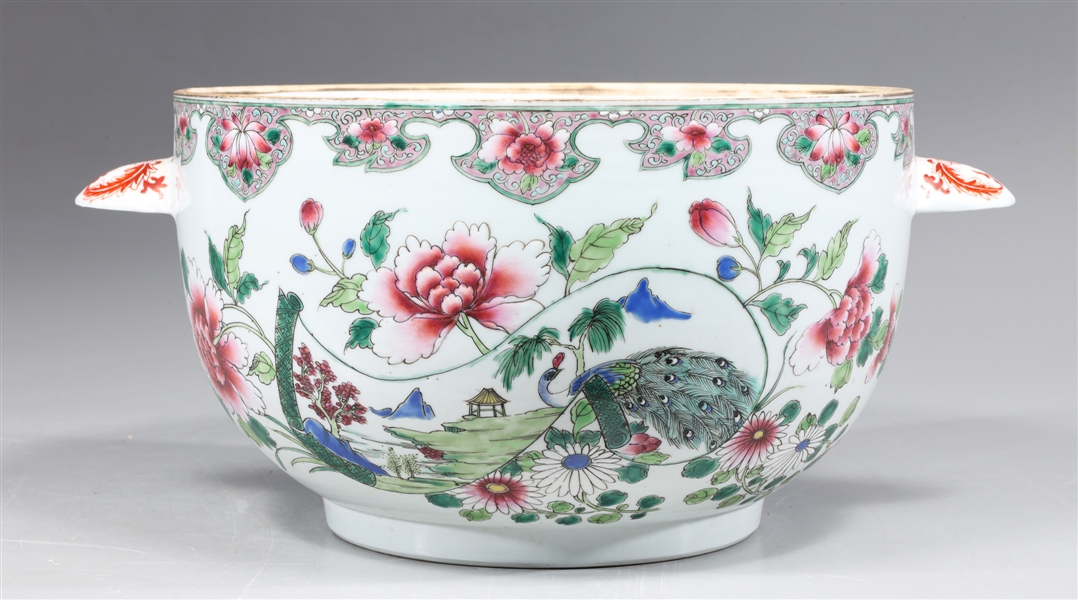 Chinese famille rose ceramic bowl