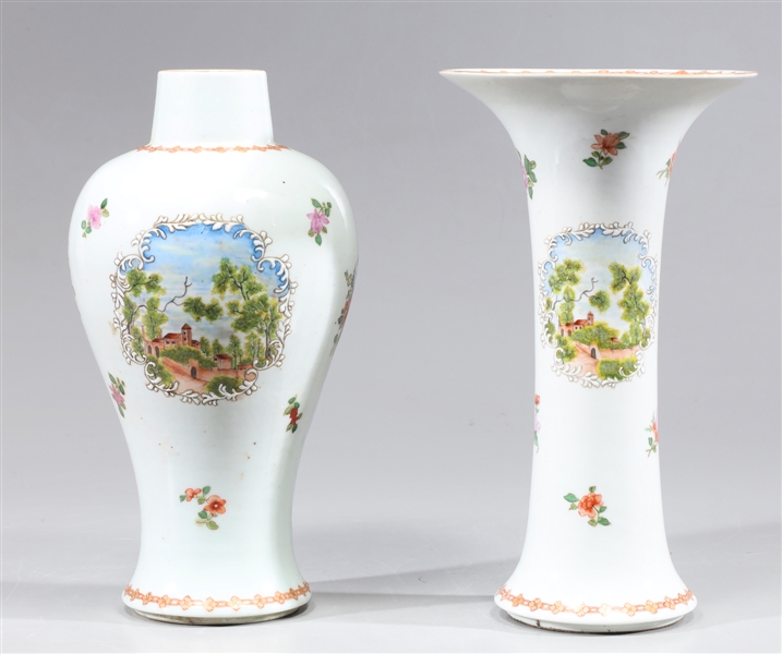 Pair of Chinese import ceramic