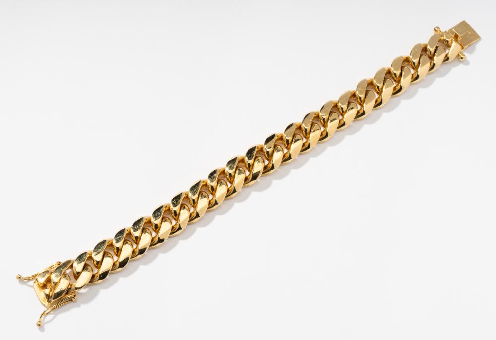 18 KARAT YELLOW GOLD BRACELET18 Karat