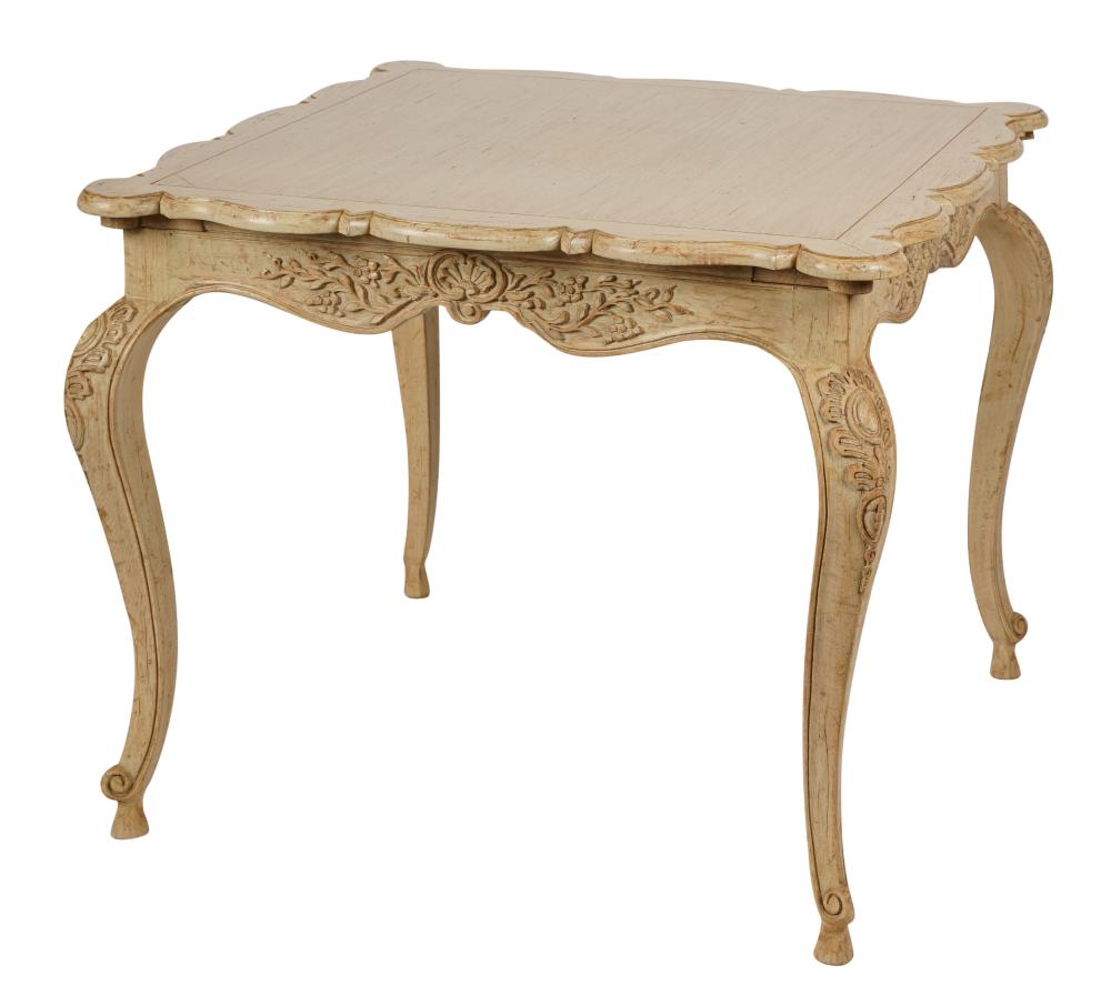 ROCOCO STYLE CARVED AND PAINTED 3045fa