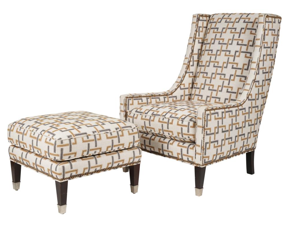 UPHOLSTERED ARMCHAIR AND OTTOMANUpholstered 304620