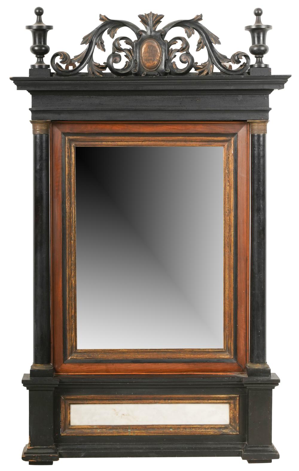 EMPIRE STYLE MARBLE INSET BLACK PAINTED 30462c