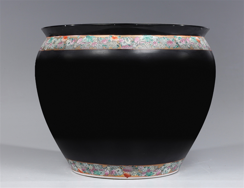 Chinese black mirror glaze porcelain