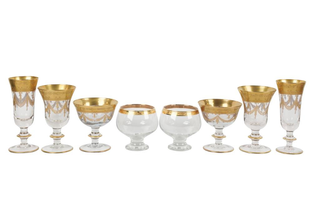 ARTE ITALICA GILT CRYSTAL SERVICEArte 3046c5