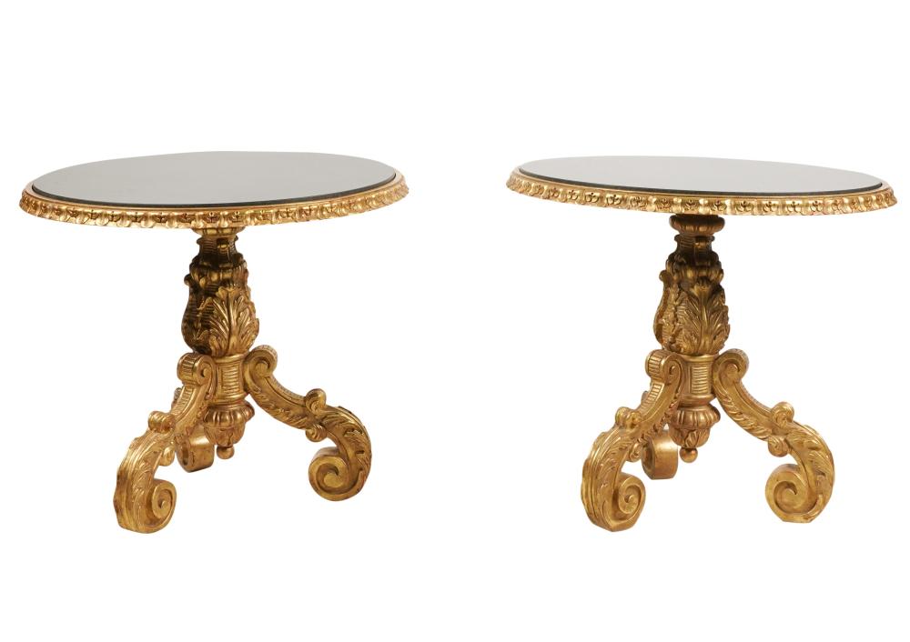 PAIR OF ITALIAN BAROQUE STYLE GILTWOOD 3046d1