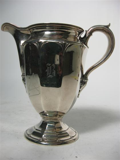 Sterling silver water pitcher    20th