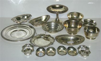 Collection of sterling silver holloware 4d81e
