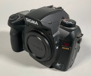 A Sigma SD14 digital SLR camera