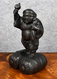 A Meiji period bronze figure of 307147