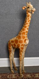 A large studio size vintage Steiff giraffe,