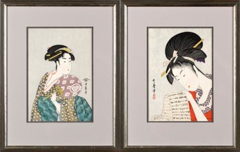 Vintage Kitagawa Utamaro woodblock 307184