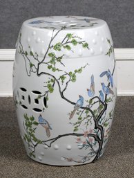 A Chinese inspired porcelain barrel