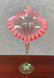 A vintage hand blown glass, jack in
