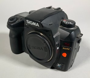 A Sigma SD14 digital SLR camera body