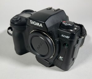 A Sigma SD10 digital SLR camera