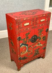 Vintage Chinese lacquered cabinet  3071fe