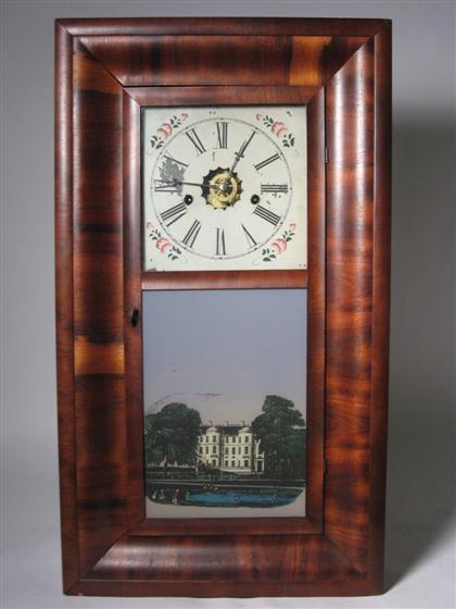 Mahogany Ogee case shelf clock