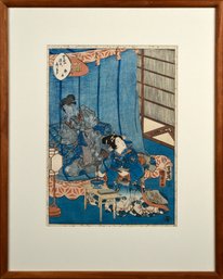 Antique Kunisada II Japanese woodblock 307267