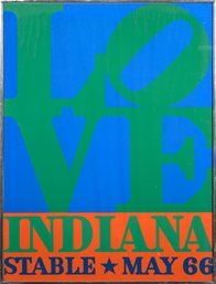 A Robert Indiana serigraphed exhibition 307295