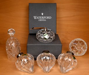 Six pieces of signed Waterford 3072ac