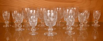 A set of eight Waterford signed 3072c8