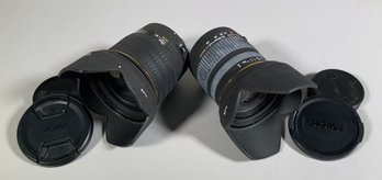 Two Sigma lenses with SA/KPR mounts,