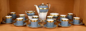 A vintage Aynsley porcelain tea set,