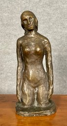 A 20th C bronze female torso sculpture  30730b