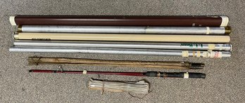 Eight fly fishing rods including  307303