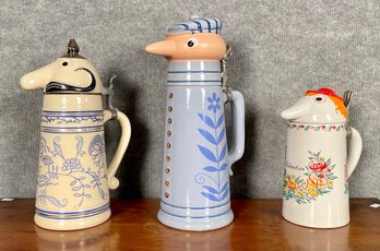 Three Schultz & Dooley vintage ceramic