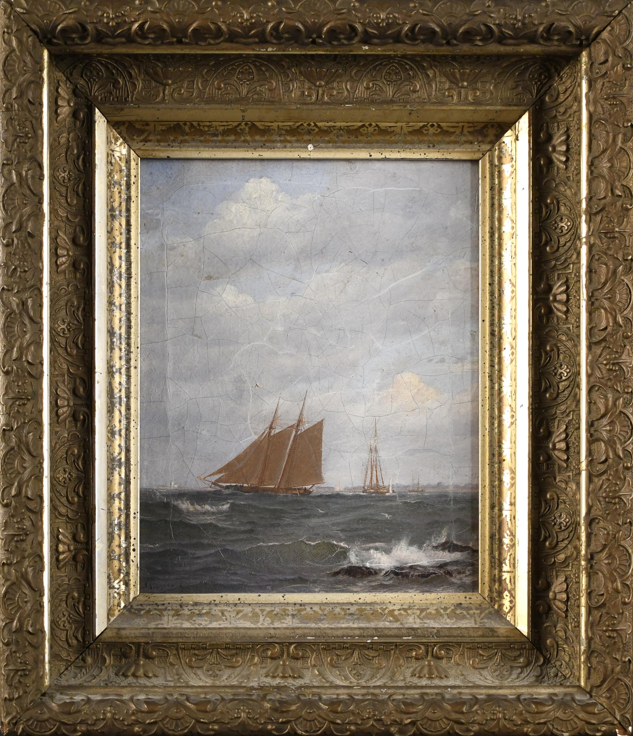 ANTIQUE OIL ON CANVAS OFF CAPE 307391