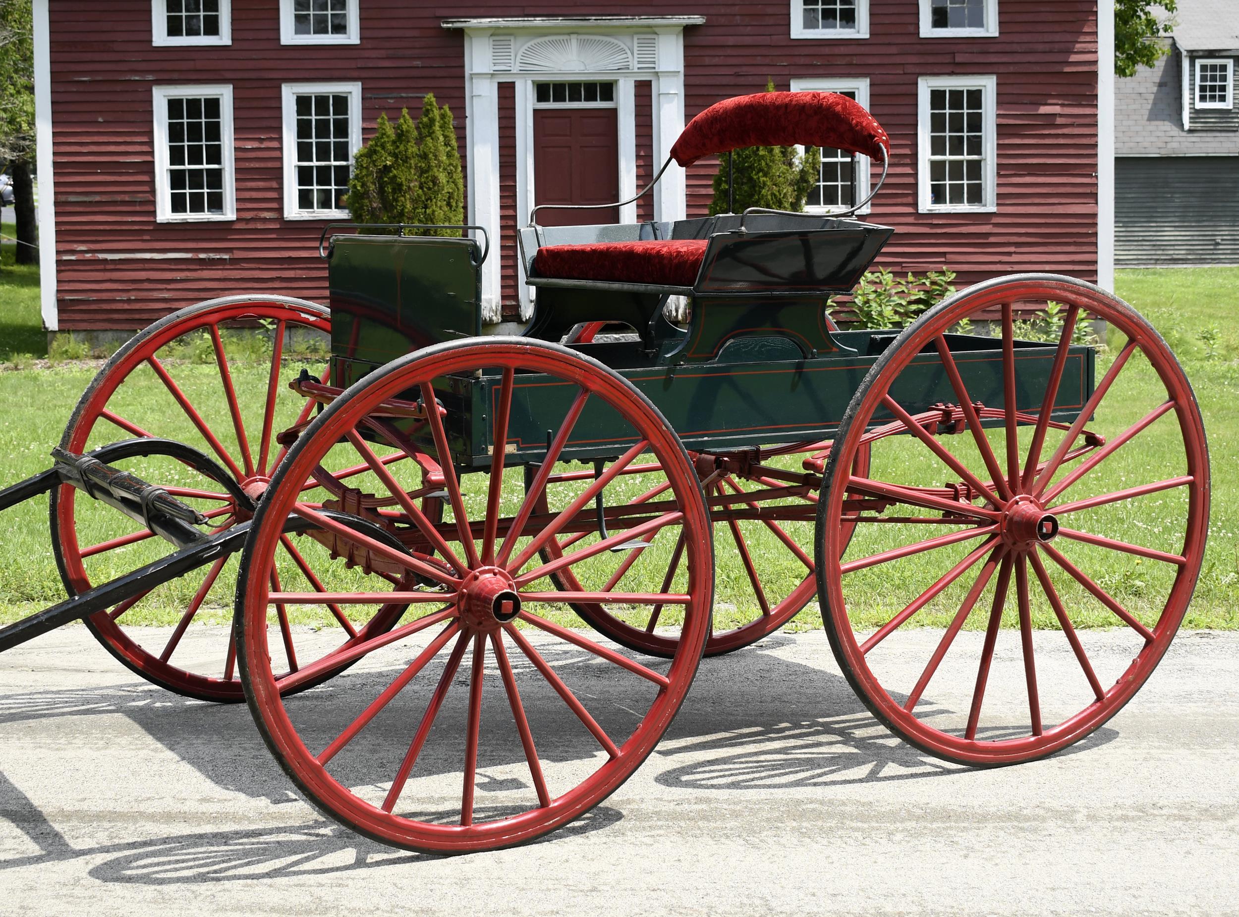 ANTIQUE STUDEBAKER HORSE DRAWN 3073fa