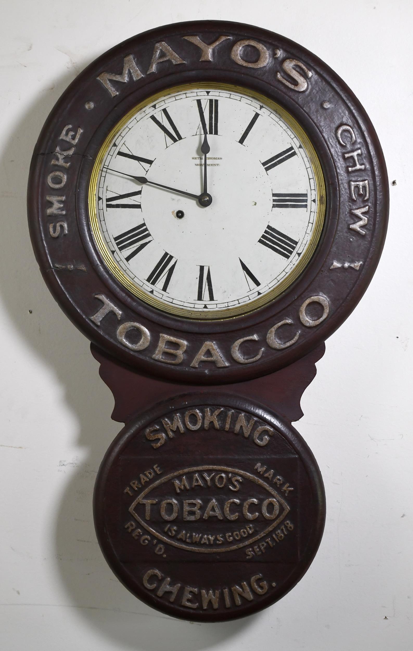ANTIQUE MAYO S TOBACCO ADVERTISING 30740d