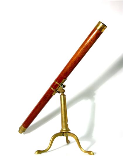 Mahogany and brass table telescope 4d88d