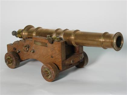 Brass mounted signal cannon    19th/20th