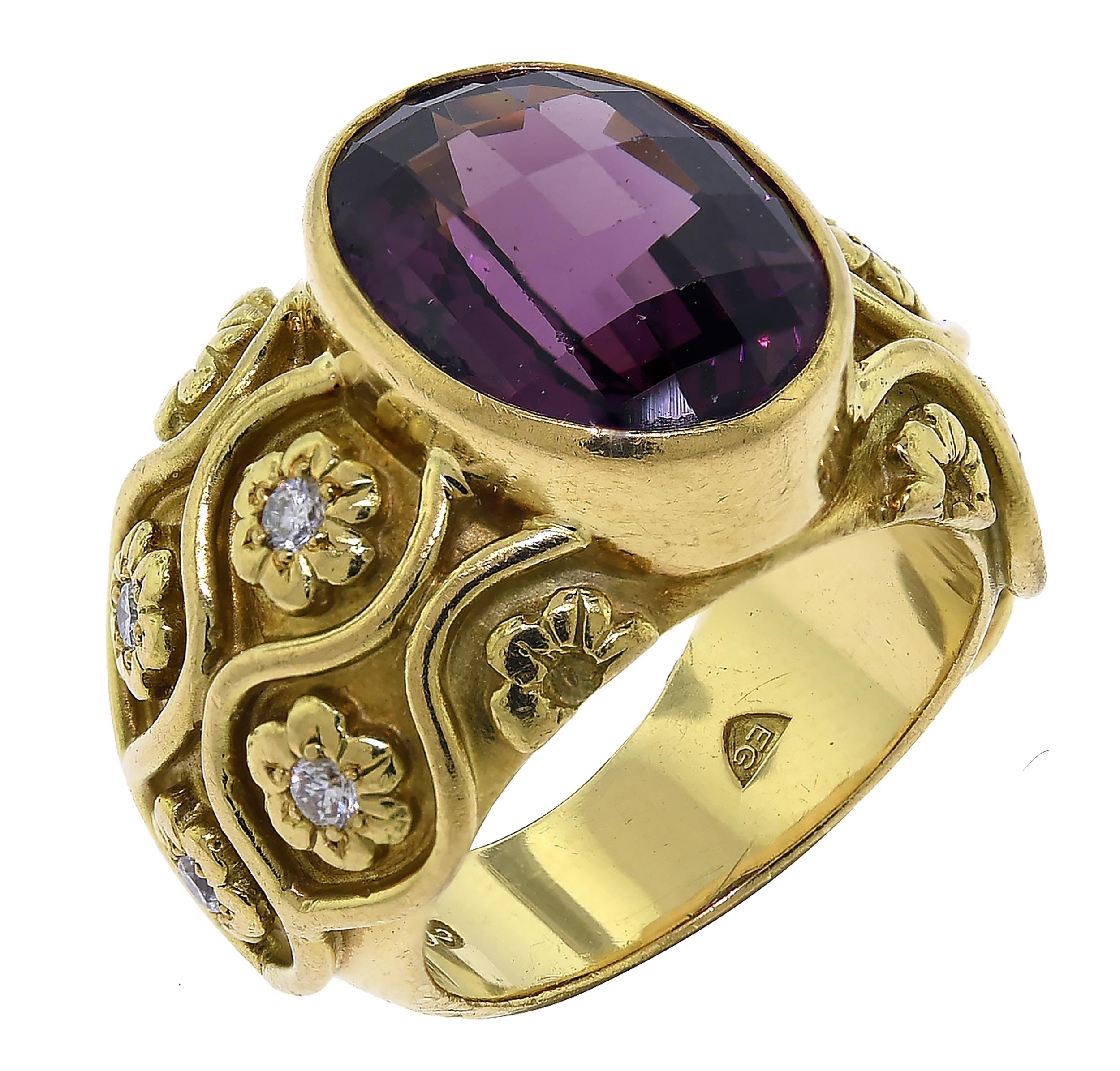 18K GOLD ELIZABETH GAGE TOURMALINE 30763f