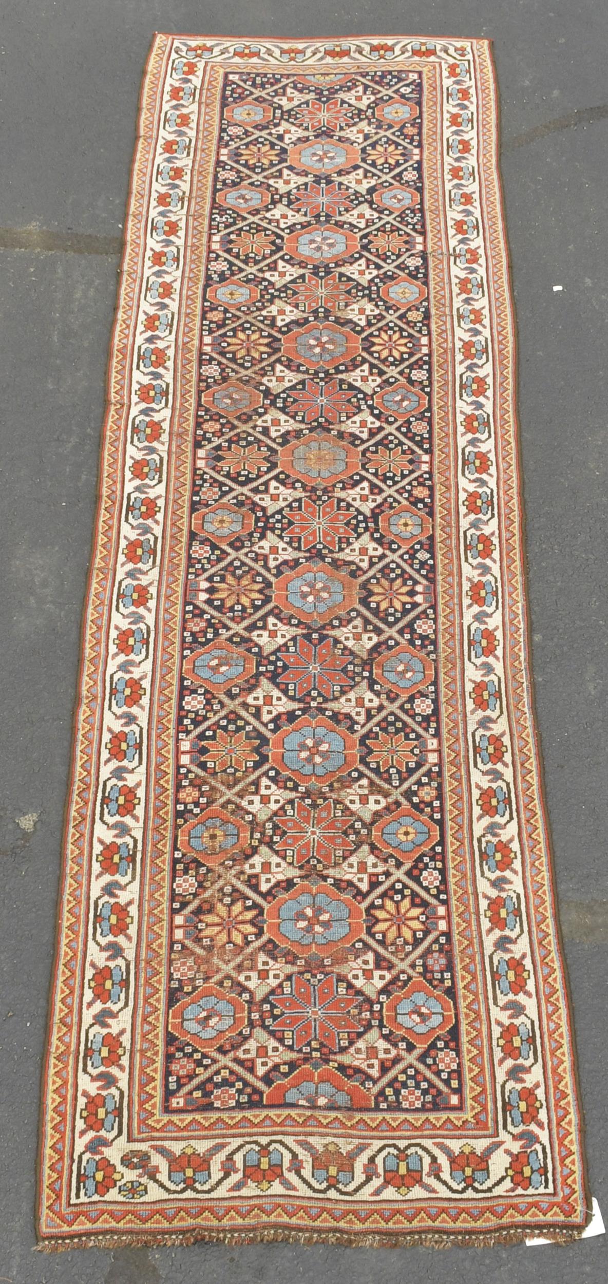 ANTIQUE ORIENTAL RUNNER. Antique