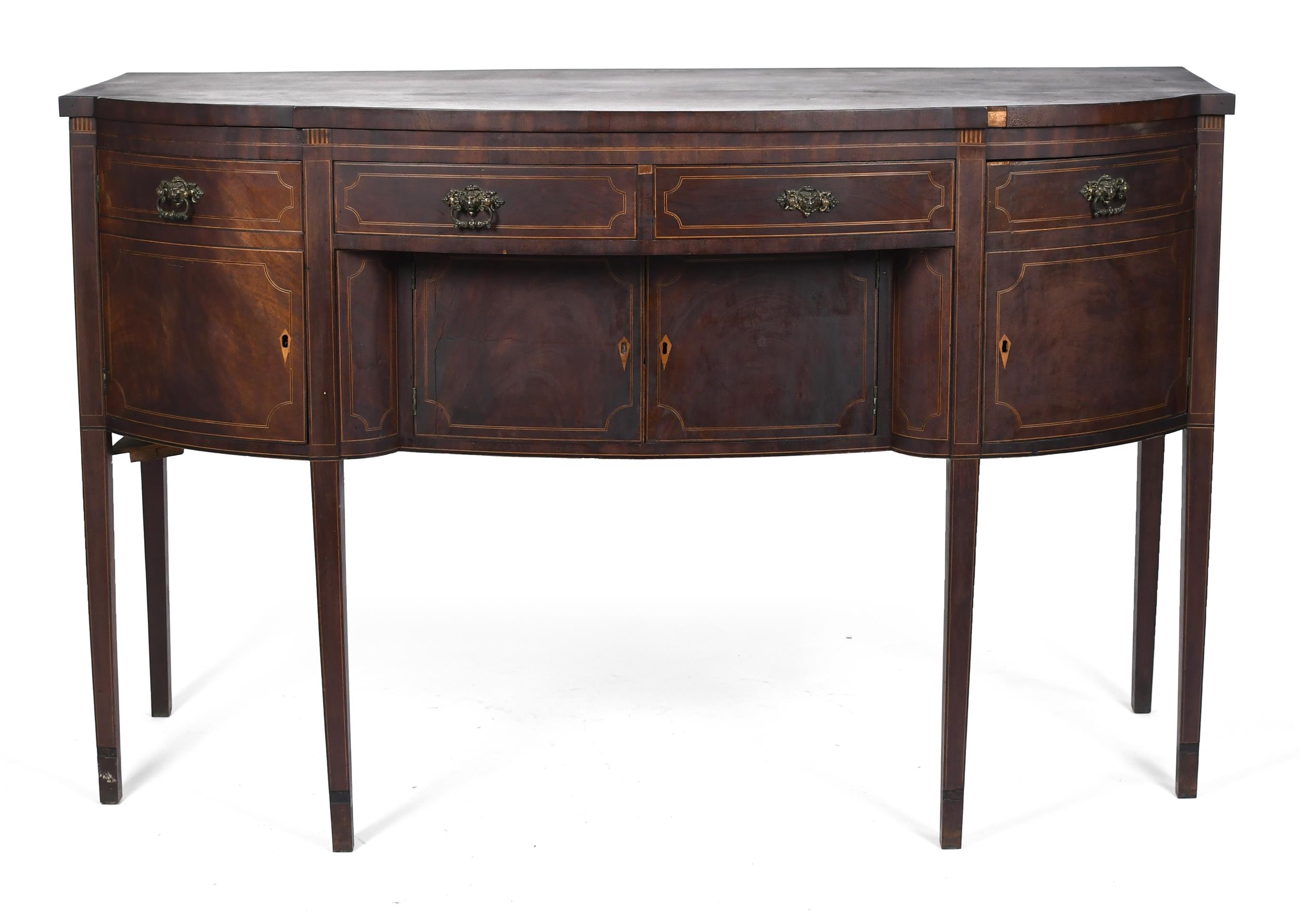 FEDERAL NEW YORK INLAID SIDEBOARD,