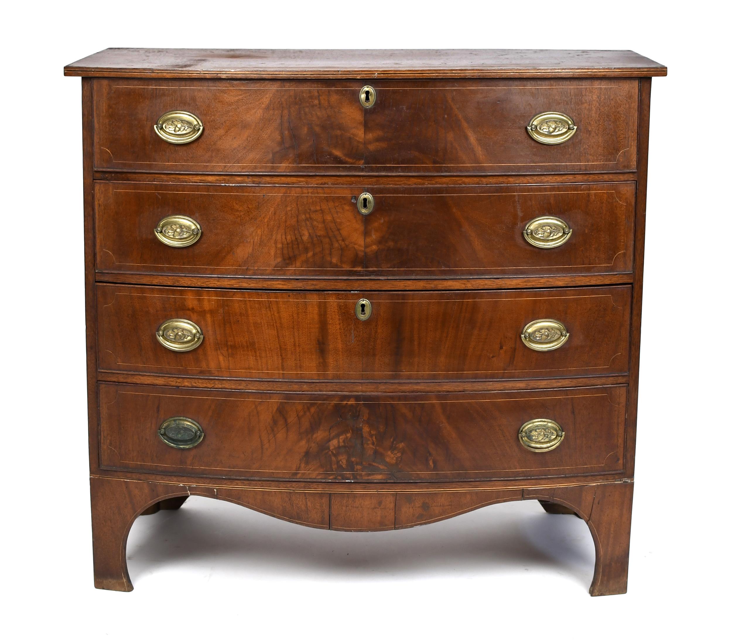 CA 1800 FEDERAL INLAID MAHOGANY 3077c6