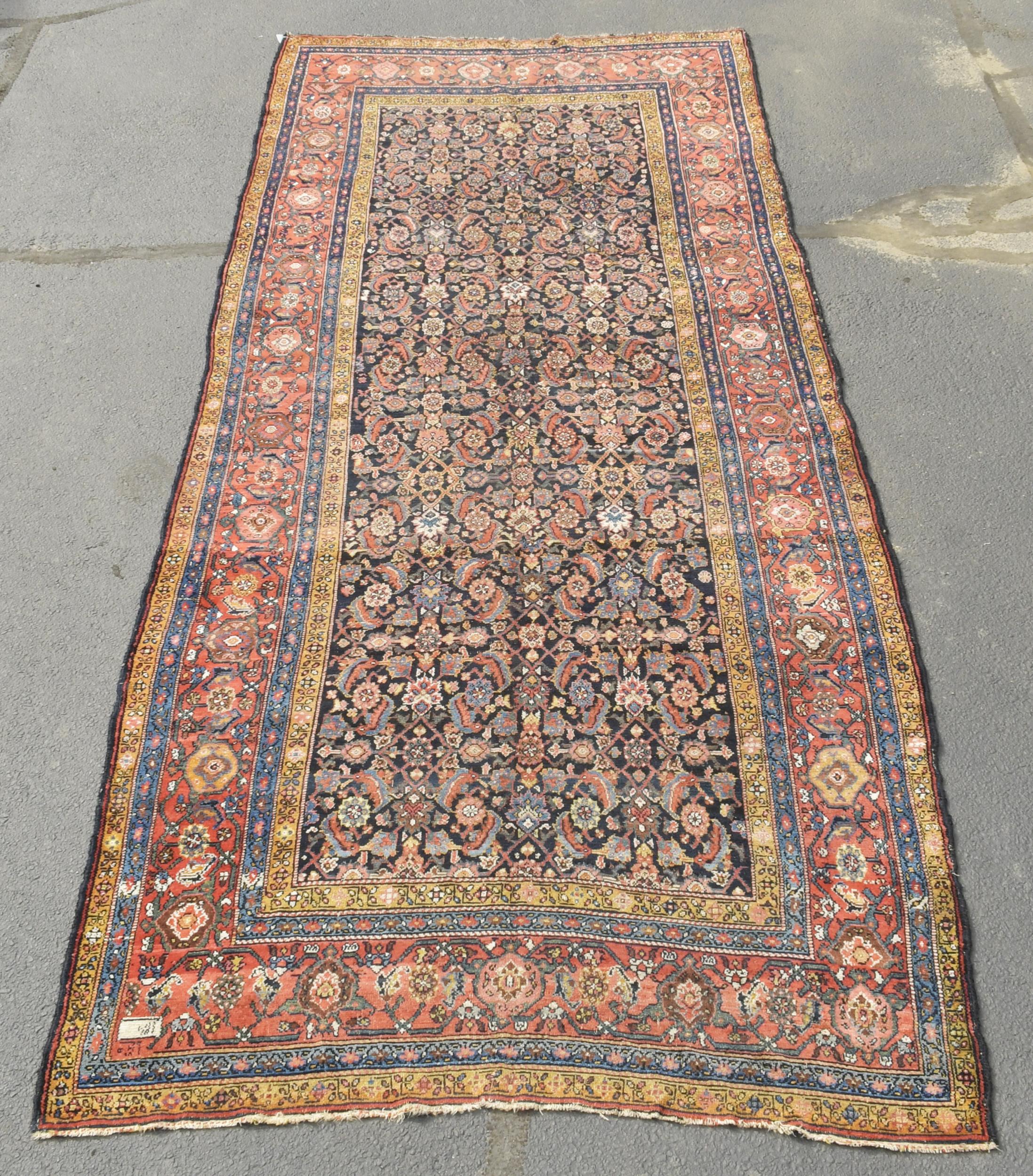 ANTIQUE KURDISH ORIENTAL ROOM SIZE 3077c9