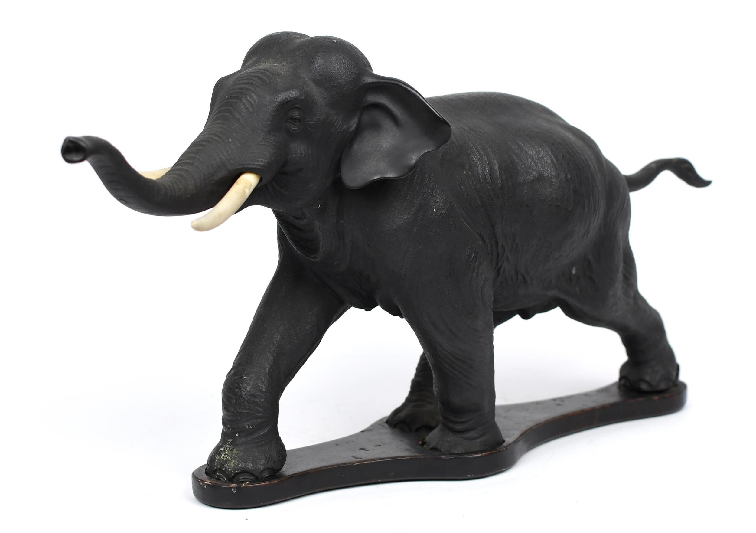 SIGNED JAPANESE MEIJI ELEPHANT  3077d1