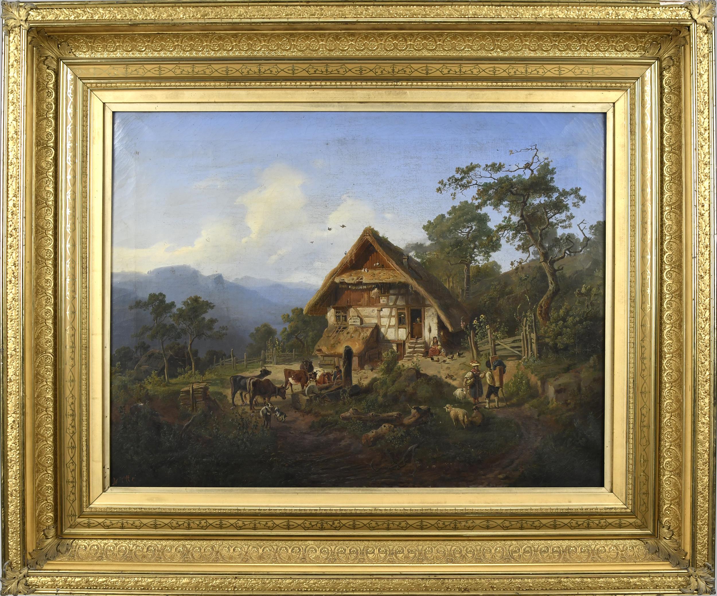 19TH C. ITALIAN OIL ON CANVAS,