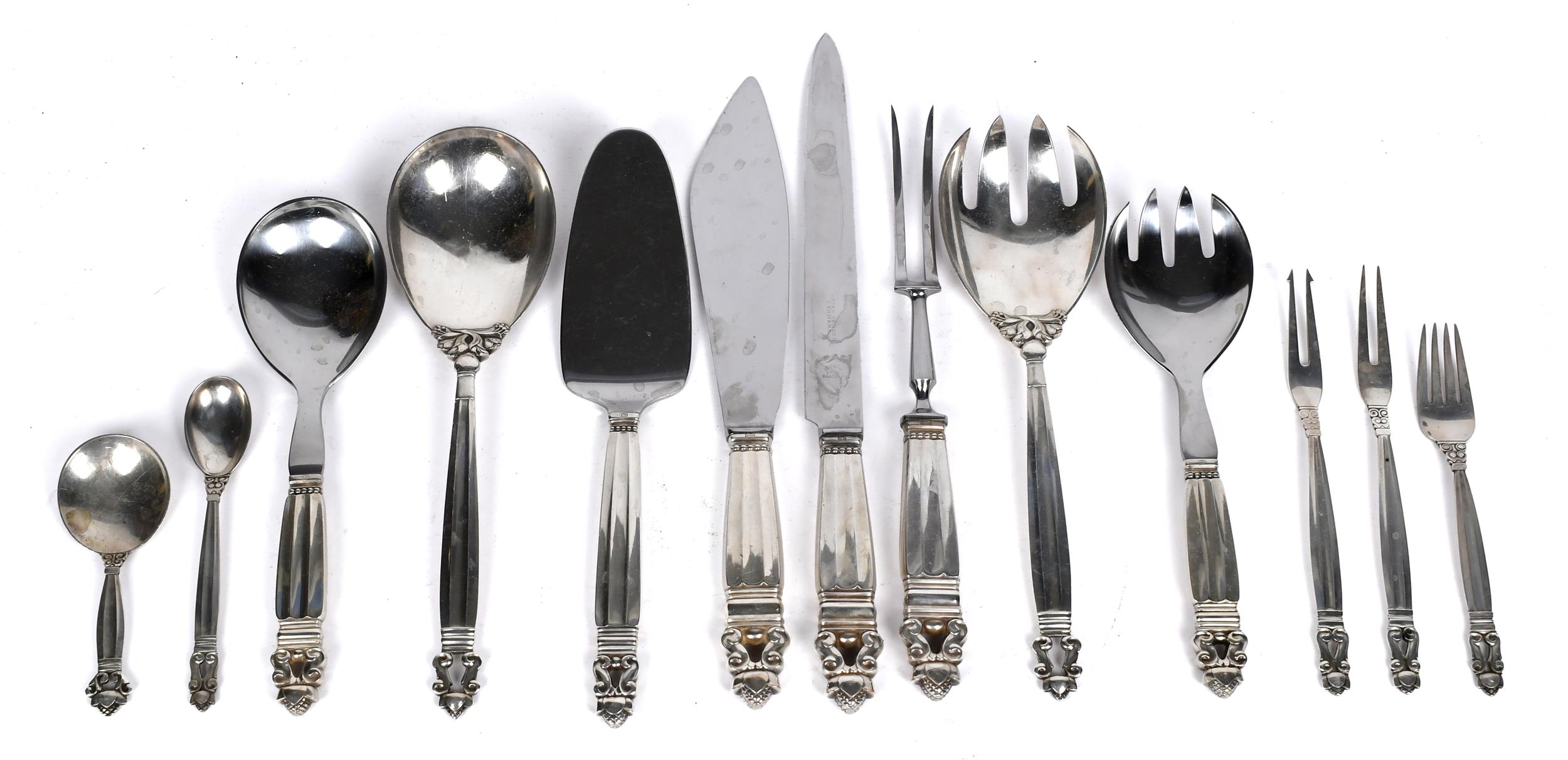 GEORG JENSEN ACORN FLATWARE  30785d