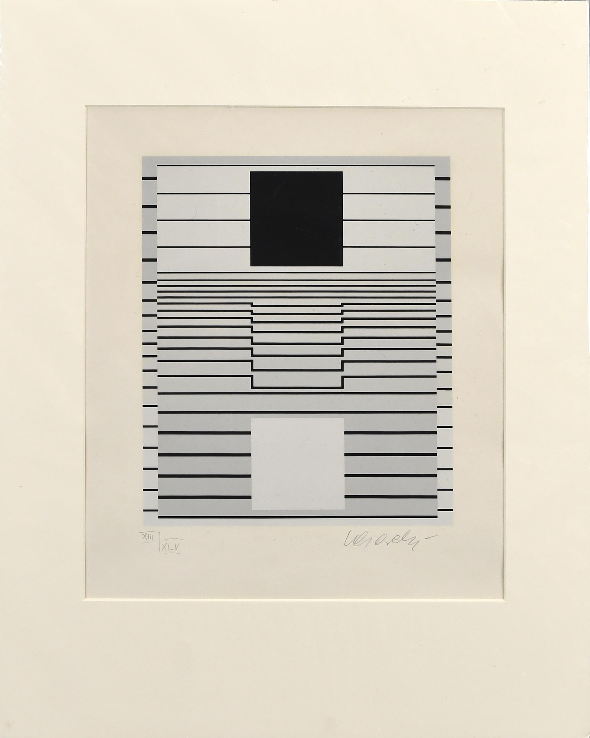 VICTOR VASARELY SERIGRAPH ABSTRACT 3078a2