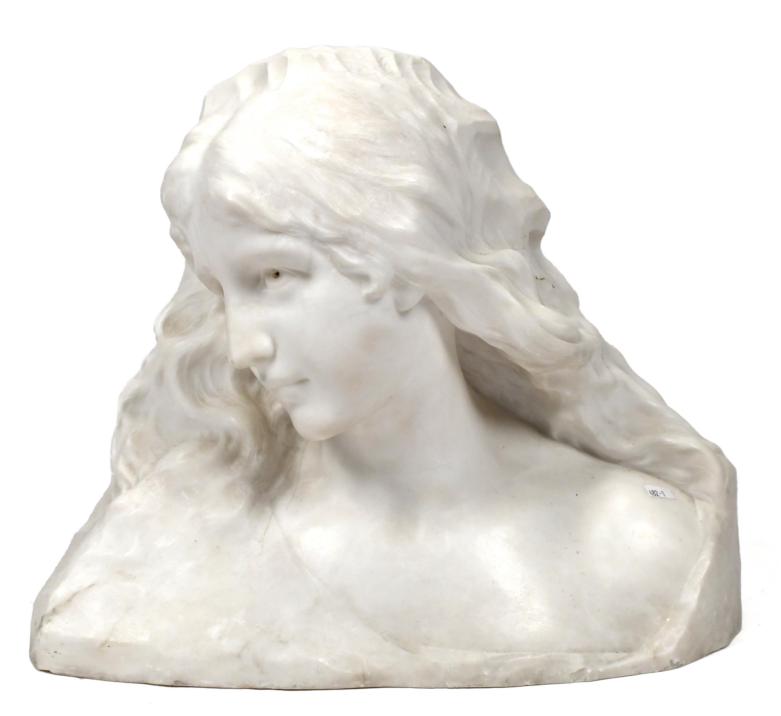 GIUSEPPE BESSI ITALIAN CARVED MARBLE 307940