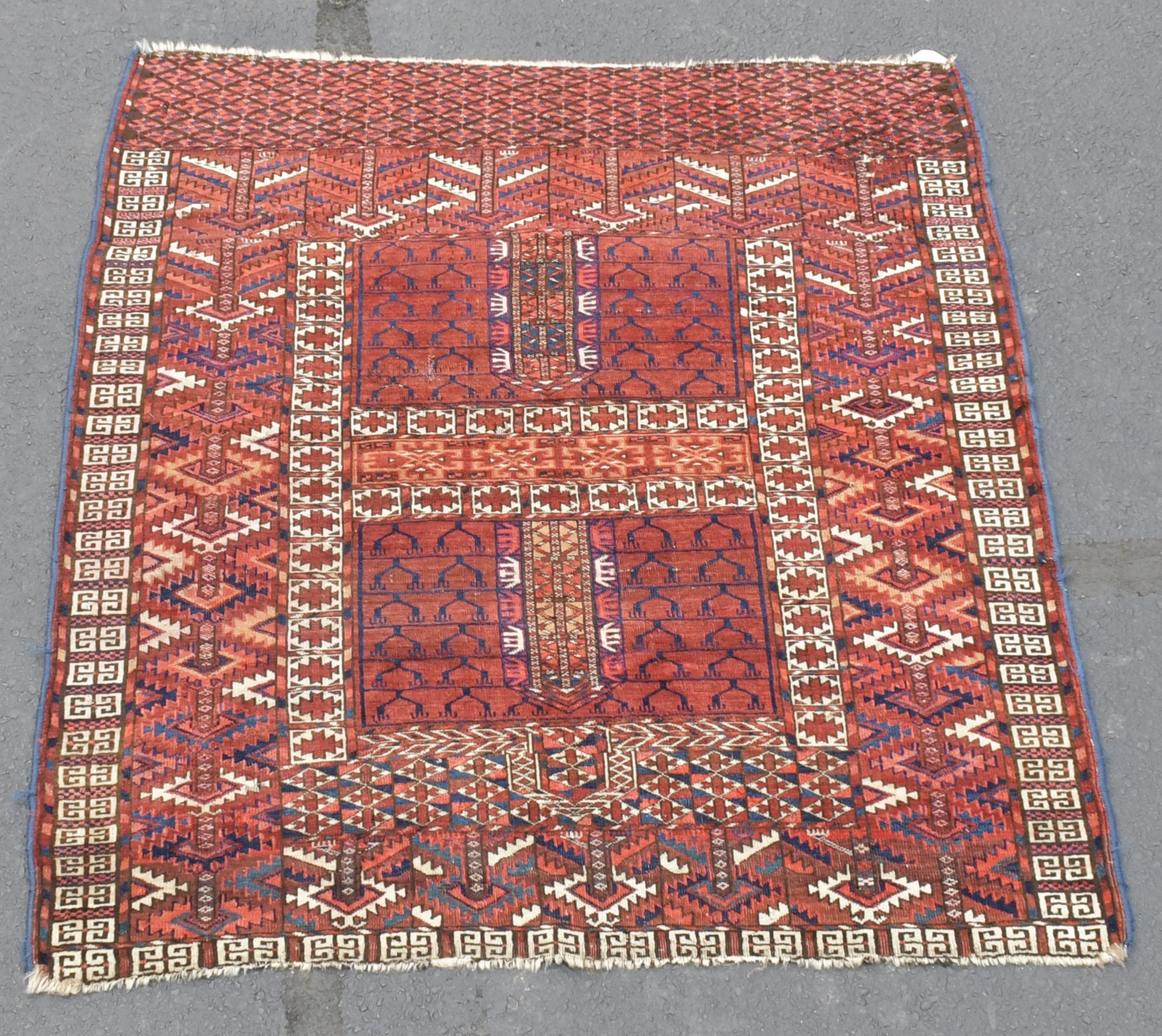 ANTIQUE ORIENTAL SCATTER RUG Antique 30796a