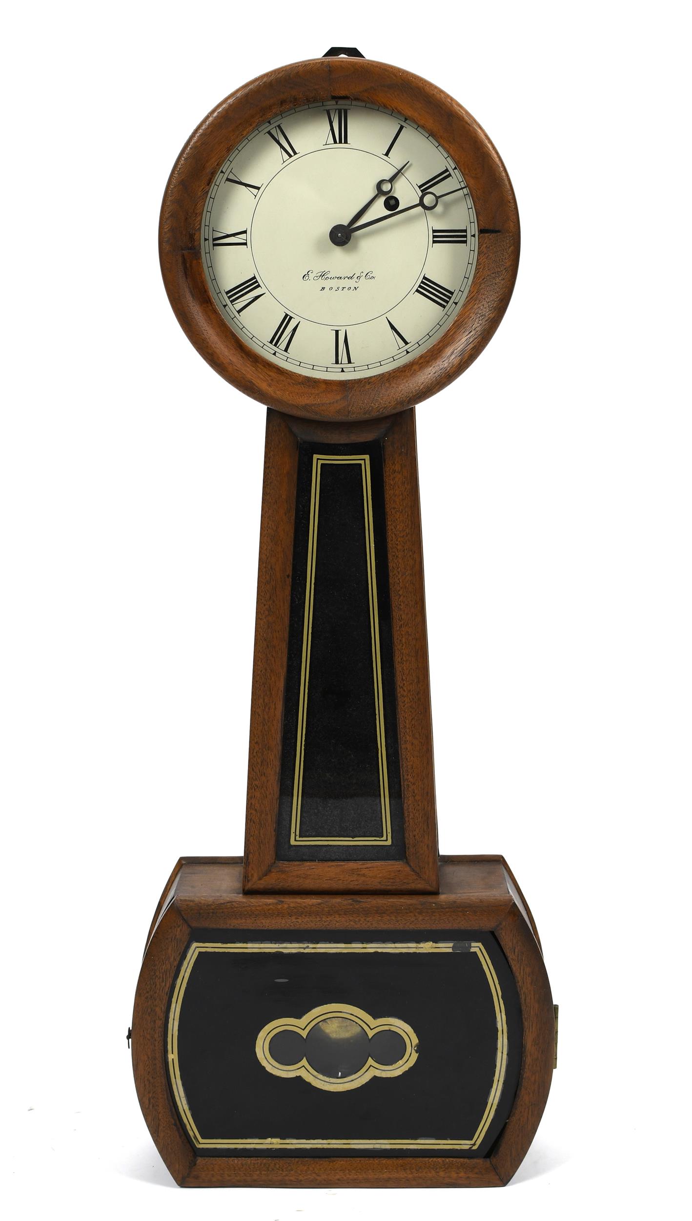 E. HOWARD & CO. 19TH C. BANJO CLOCK.